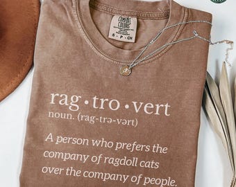 Ragdoll Cat Comfort Colors Shirt, Ragdoll Mom Gifts, Cat Mama Tee, Funny Cat Crewneck Apparel, Ragdoll Owner Sweatshirt, Ragdoll Cat Hoodie
