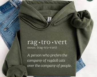 Ragdoll Cat Hoodie, Ragdoll Mom Gifts, Cat Mom Sweatshirt, Cat Mama Shirt, Funny Cat Crewneck Apparel, Ragdoll Cat Owner Pullover, Cat Tee