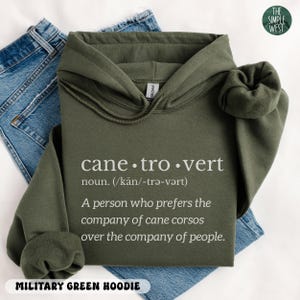 Sudadera con capucha de Cane Corso, camiseta de Cane Corso, regalo para mamá de Cane Corso, regalo divertido para mamás de perros, sudadera de cuello redondo para amantes de las mascotas, ropa para mamás de perros, sudadera de Cane Corso