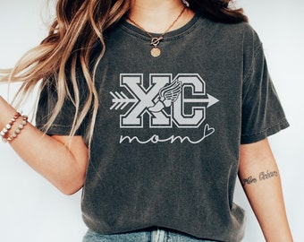 Cross Country Comfort Colors Shirt, Cross Country Mom Tshirt, XC Mama Gift, CC Meet Apparel, Cross Country Coach Shirt, Funny XC Runner Tee