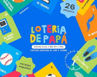 DIGITAL - 26 players - Father's Day Lottery Game, Board Game