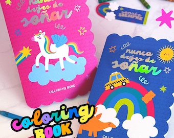 DIGITAL - Kids Coloring Book, Children's Day, Book - coloring notebook