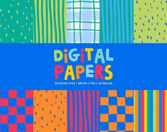 Father's Day Digital Papers - Spring Digital Papers, Wallpaper