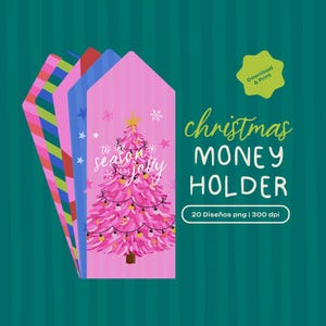 Porta soldi di Natale / Busta di soldi / Buste di soldi di Natale