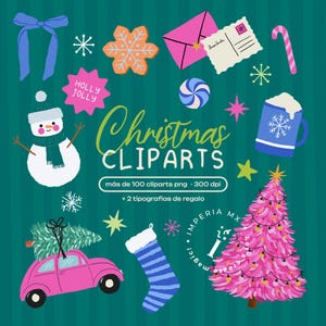 Christmas Clipart / Digital Papaer / Quotes / Christmas