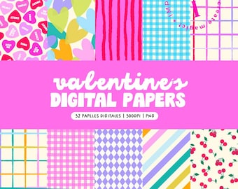 Valentines / Digital Papers / Valentine's Day Digital Papers