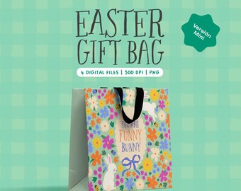 Easter / 4 Mini Gift Bags / Gift Bags / Boutique Bags / Easter Gift Bags / Spring