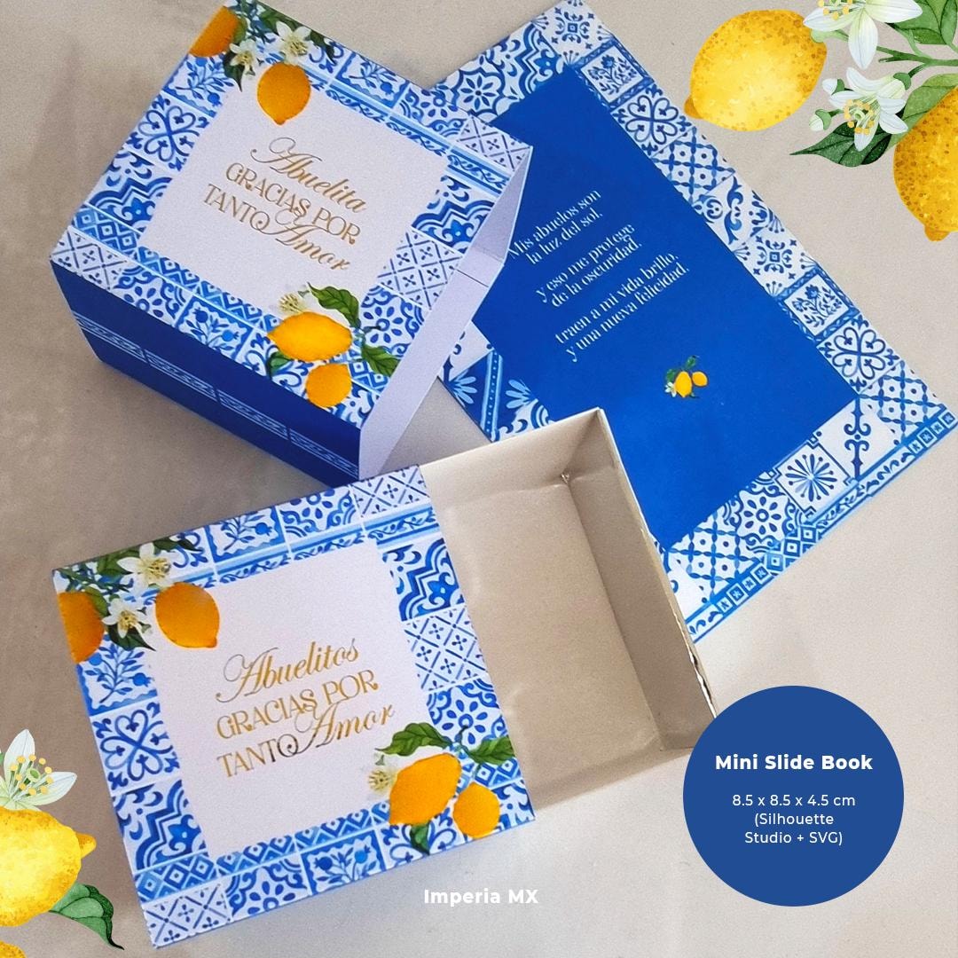 Mini Slide Box / Amalfi Coast / Grandparents' Day / Mediterranean ...