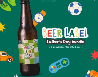 DIGITAL / Father's Day Beer Labels / Beer Labels / Father's Day