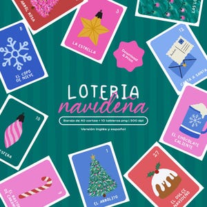 Weihnachtslotteriespiel / Weihnachtslotteriespiel / Brettspiel / Digitale Datei