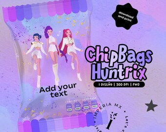 DIGITAL - Huntrix Chip Bags, Candy Bags, K-pop Warrior Candy Bag