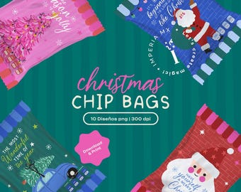 Christmas Chip Bags / Candy Bags