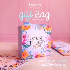 Mother's Day / Mini Gift Bag / Bolsa de Regalo / Día de las Madres / Mini Boutique Bag