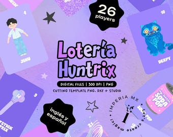 DIGITAL - 26 players - K-pop Warriors Lottery Game, Demon Hunters Board Game, Huntrix, Saja Boys