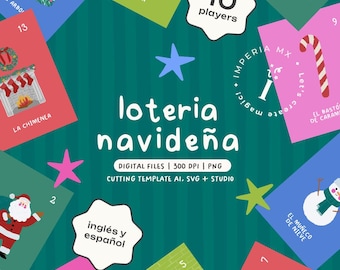Christmas Lottery Game / Board Game / Digital File