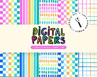 Grad Digital Papers - Digital graduation papers, colorful wallpaper