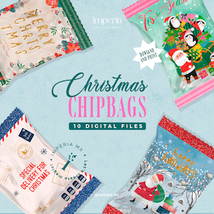 Christmas Chip Bags / Candy Bags Navideñas