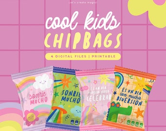 DIGITAL / Cool Kids ChipBags / Children's Day Chip Bags / Sabritas / Candy Bags