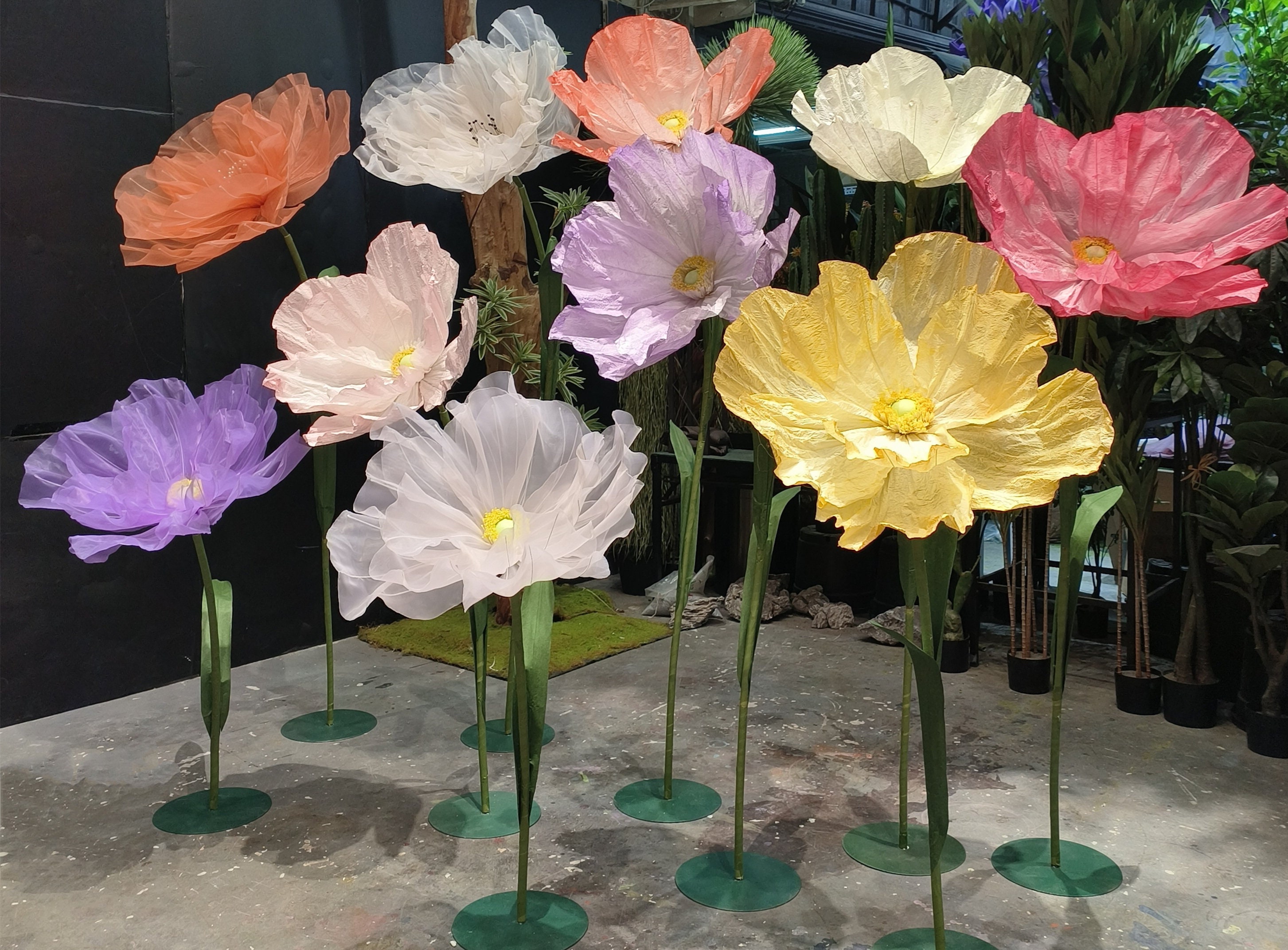 【新品未使用】shetokyo Anna big flower 38 Customizable Giant Paper Silk Flowers Oversized Flowers for Events