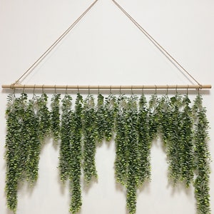 3.2FT Eucalyptus Wall Hanging Decor Boho Bathroom Decor Master - Etsy