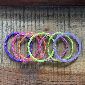 Stretch Seed Bead Bracelets