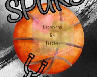 Grafica di basket SPURS (file PNG)