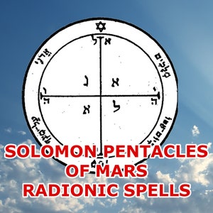 Hebrew Spells Solomon Pentacles of Mars Radionic Software - Etsy
