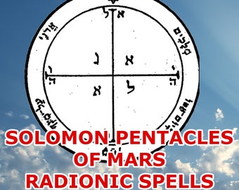 Solomon Pentacles  of Mars Radionic Software