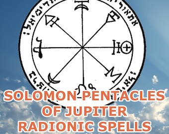 Solomon Pentacles  of Jupiter Radionic Software