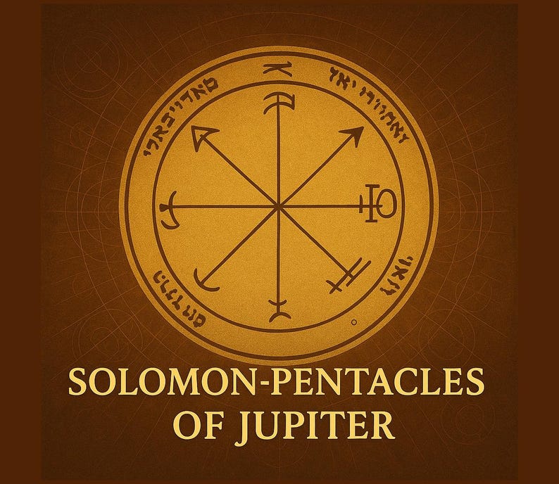 Solomon Pentacles of Jupiter Radionic Software - Etsy