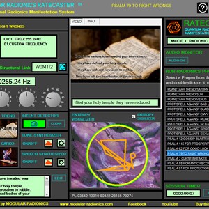 Radionics Programming Software PSALMS RADIONICS SOFTWARE - Etsy