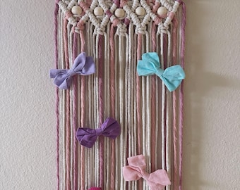 Bow Hanger Macrame