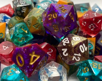 Juego de dados personalizado - Juego clásico de 7 dados