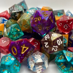 Custom Dice Set - Classic 7 Dice Set