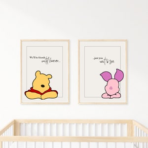 Winnie the Pooh Nursery Art Print