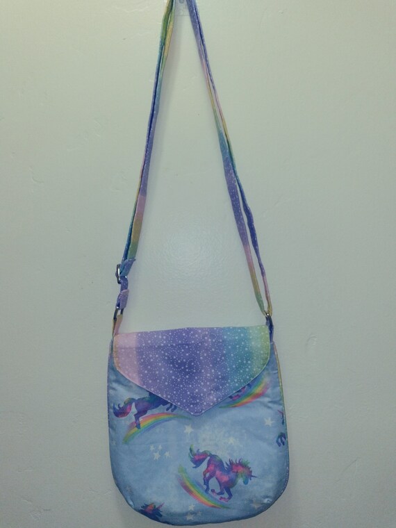 Rainbow Unicorn Cross Body Bag Etsy