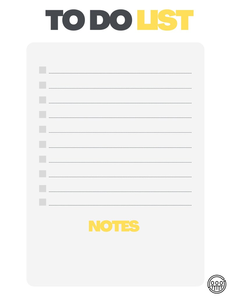 Printable to Do List, Productivity Planner PDF, Printable Checklist ...