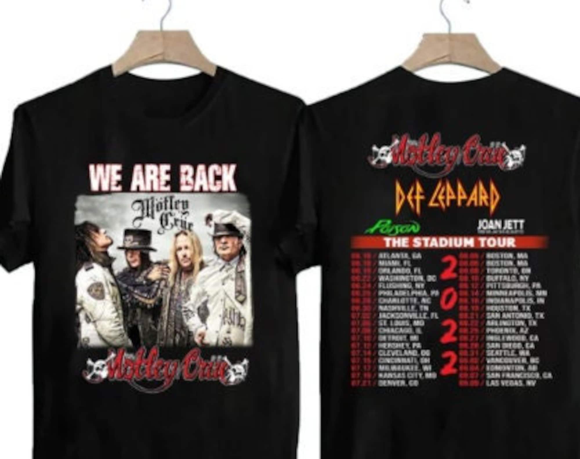 Discover Motley Crue Shirt, The Stadium Tour 2022, Motley Crue Retro Vintage T Shirt