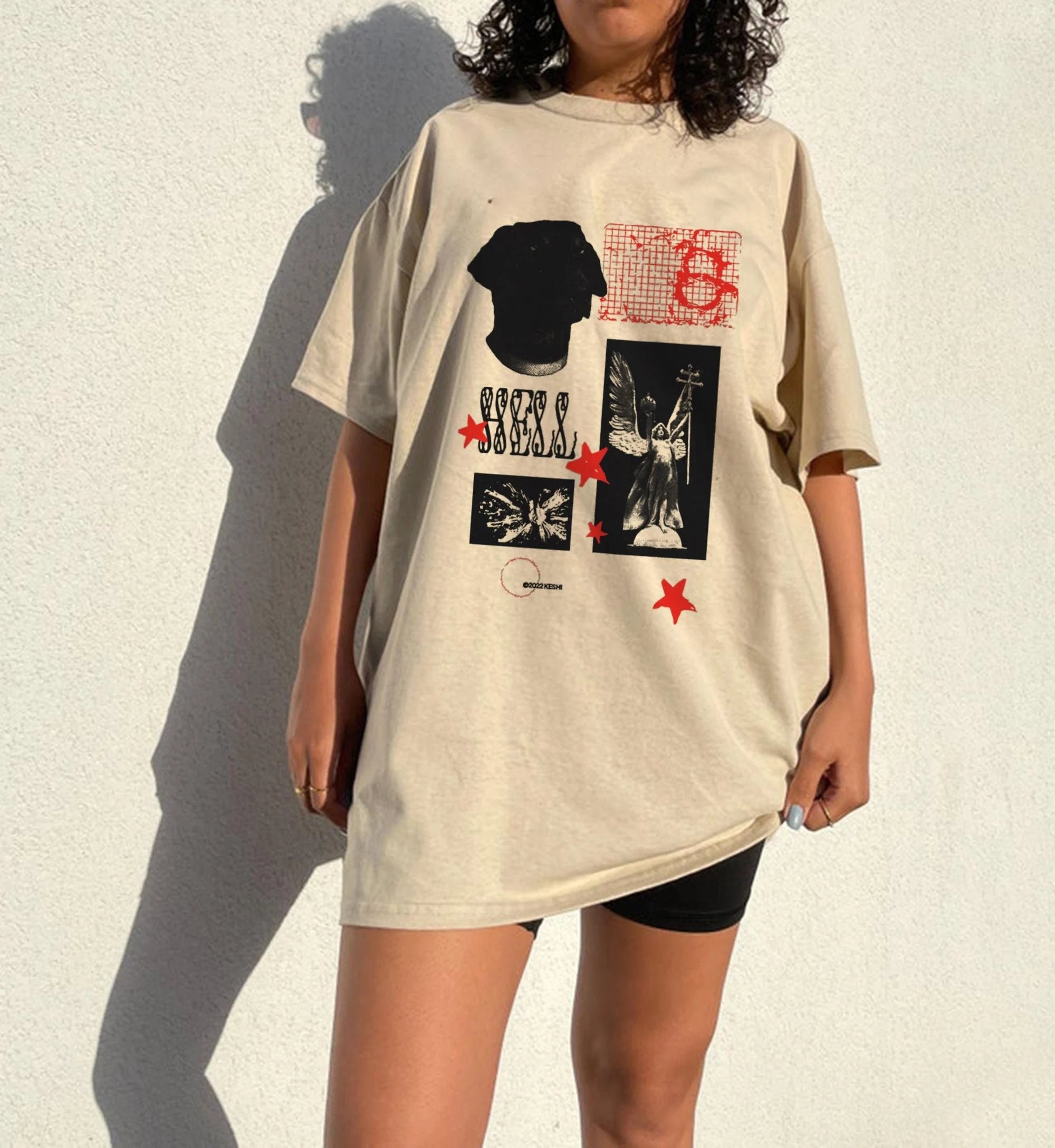 Keshi Music Tour 2022 T-Shirt, Vintage Keshi Hell Heaven Tour shirt