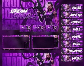 Valorant Reyna Twitch Stream Package