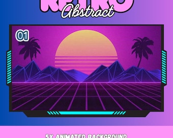 70s Groovy Retro Abstract Motion Background | Animated Loop (MP4 Download)