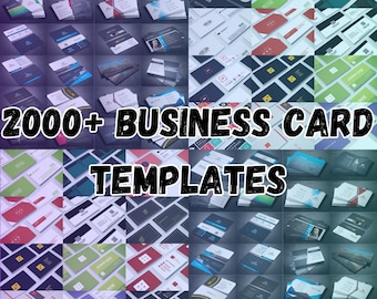 2000+ Editable Business Card Templates PSD Bundle for Professional Branding