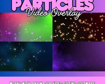Animated Particle Overlays | Cinematic MP4 Backgrounds for Video Creators