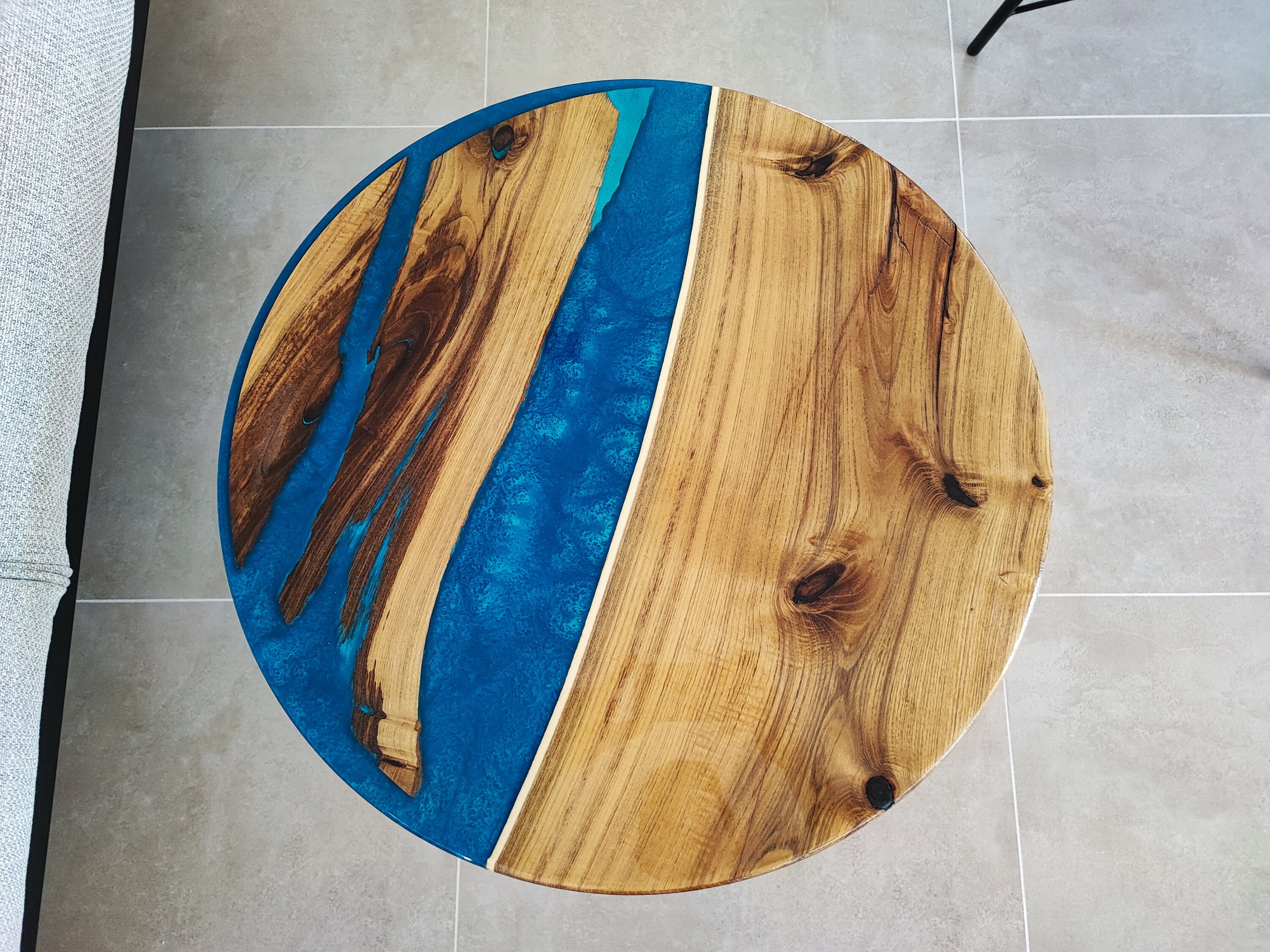 EPOXY-WOODEN Coffee Table, Customizable, 100% Handmade - Etsy