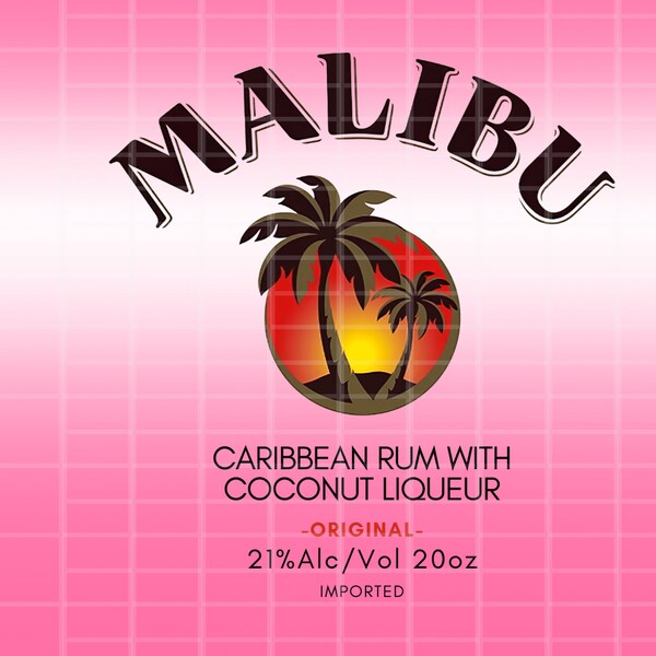 Malibu Design for Sublimation Printing. Trimble 8.5”x11” 20oz Tumbler