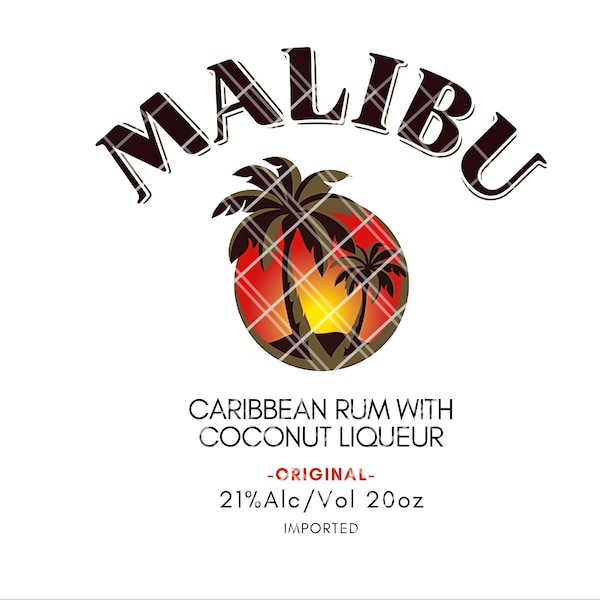 Malibu White Sublimation Digital Print. Trimble 8.5”x11”