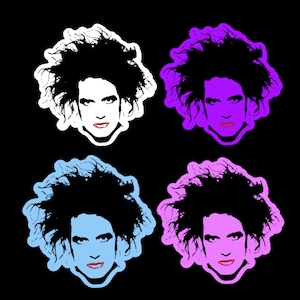 The Cure Robert Smith Sticker Decal