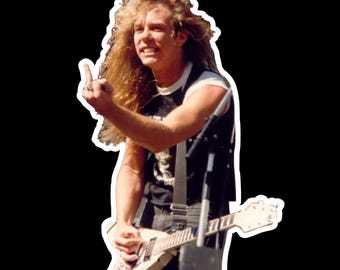 Metallica James Hetfield Sticker Decal