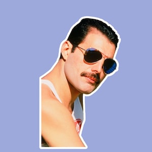 Queen Freddie Mercury Die Cut Sticker Decal
