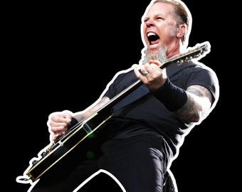Metallica James Hetfield Sticker Decal